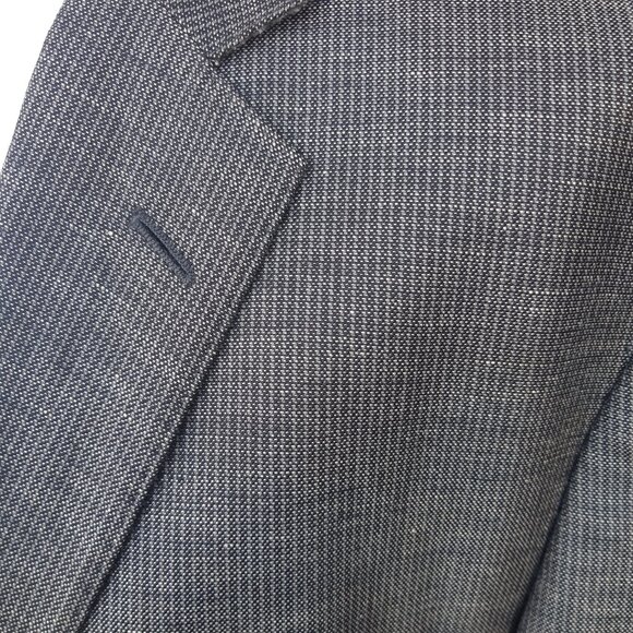 Hugo Boss 42R Linen & Wool Grey Check Sport Jacket, Dugger's of Halifax - Picture 7 of 14